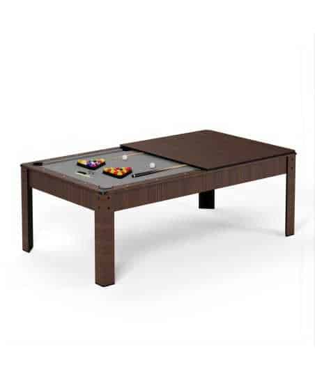 Billard américain convertible 206 x 116 x 80 cm - Harmony Chêne