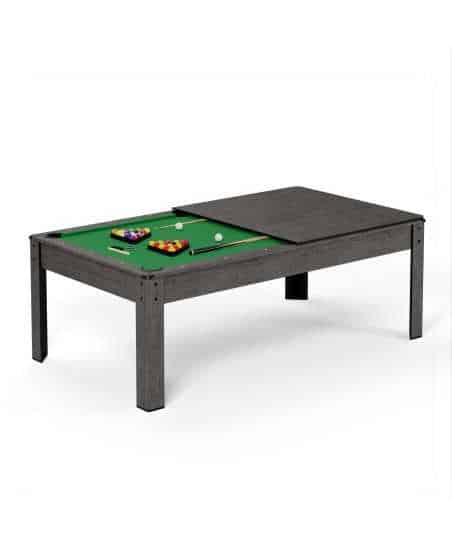 Billard américain convertible 206 x 116 x 80 cm - Harmony Gris