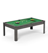 Billard américain convertible 206 x 116 x 80 cm - Harmony Gris