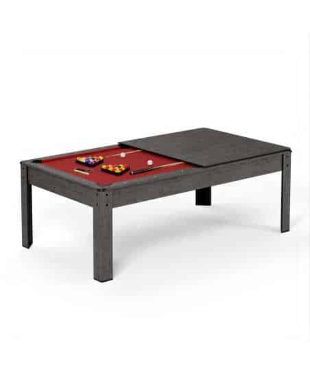 Billard américain convertible 206 x 116 x 80 cm - Harmony Gris