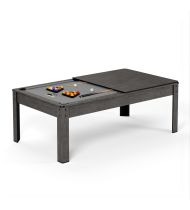 Billard américain convertible 206 x 116 x 80 cm - Harmony Gris