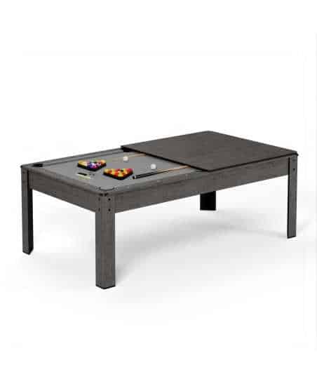 Billard américain convertible 206 x 116 x 80 cm - Harmony Gris