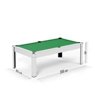 Billard américain convertible 206 x 116 x 80 cm - Harmony Ivoire