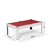 Billard américain convertible 206 x 116 x 80 cm - Harmony Ivoire