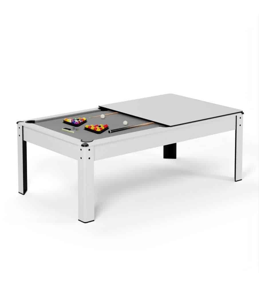 Billard américain convertible 206 x 116 x 80 cm - Harmony Ivoire
