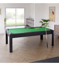 Billard américain convertible 206 x 116 x 80 cm - Harmony Noir