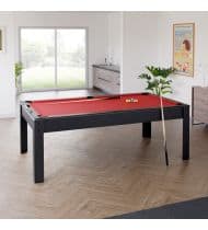 Billard américain convertible 206 x 116 x 80 cm - Harmony Noir