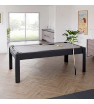 Billard américain convertible 206 x 116 x 80 cm - Harmony Noir
