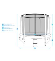 Trampoline Semi-Pro 14FT / 427cm