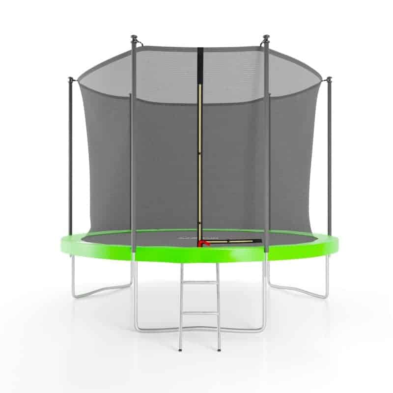 Trampoline de jardin ø 305 cm- 10FT- Filet intérieur, Matelas de protection et Echelle