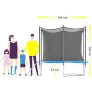 Trampoline classique 8 Ft / 244 cm