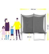 Trampoline classique 8 Ft / 244 cm