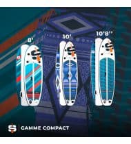 Pack Stand Up Paddle gonflable COMPACT Junior 8'0 -Simple Paddle